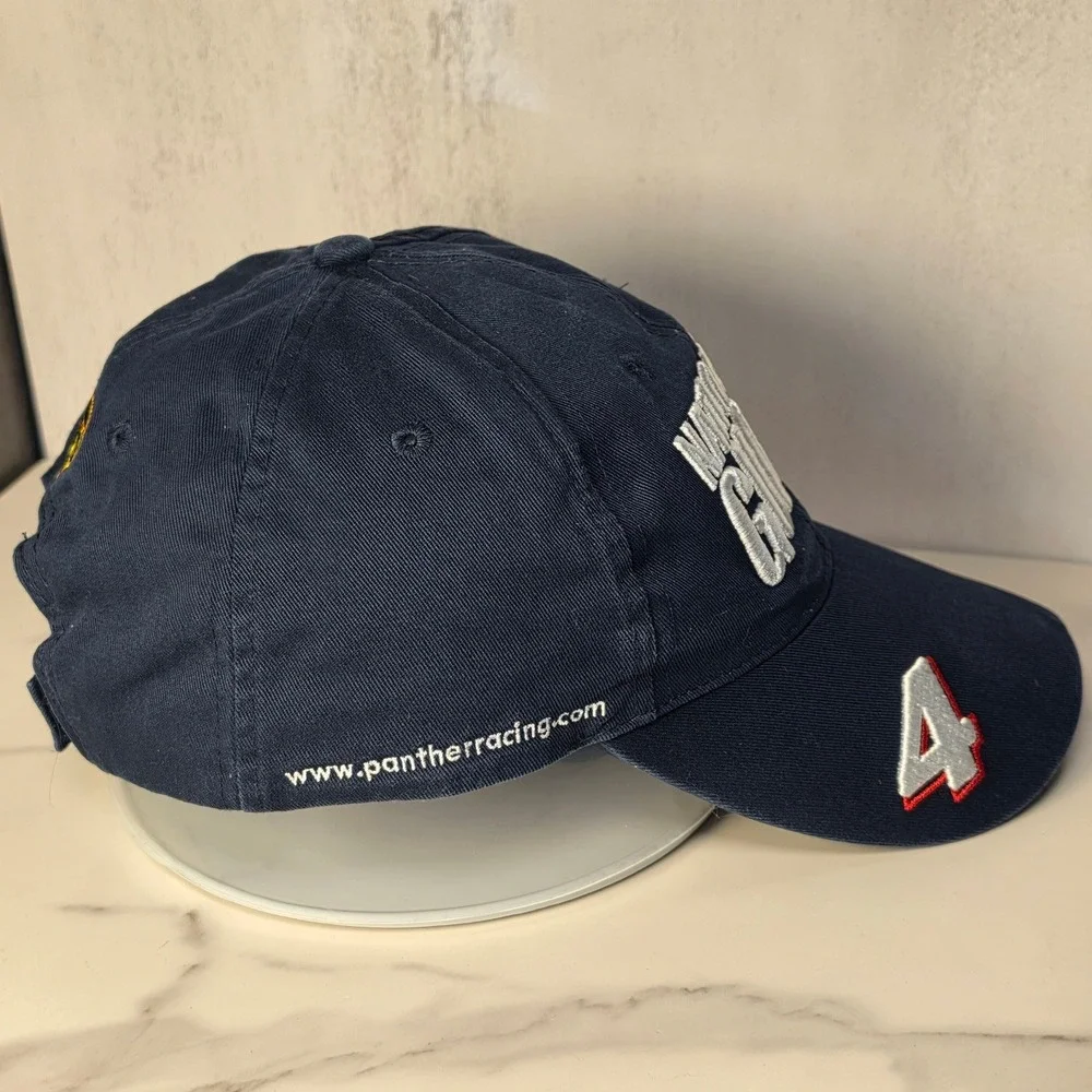 Magnum National Guard Panther Racing IndyCar Hat Navy Blue Adjustable Cap 4
